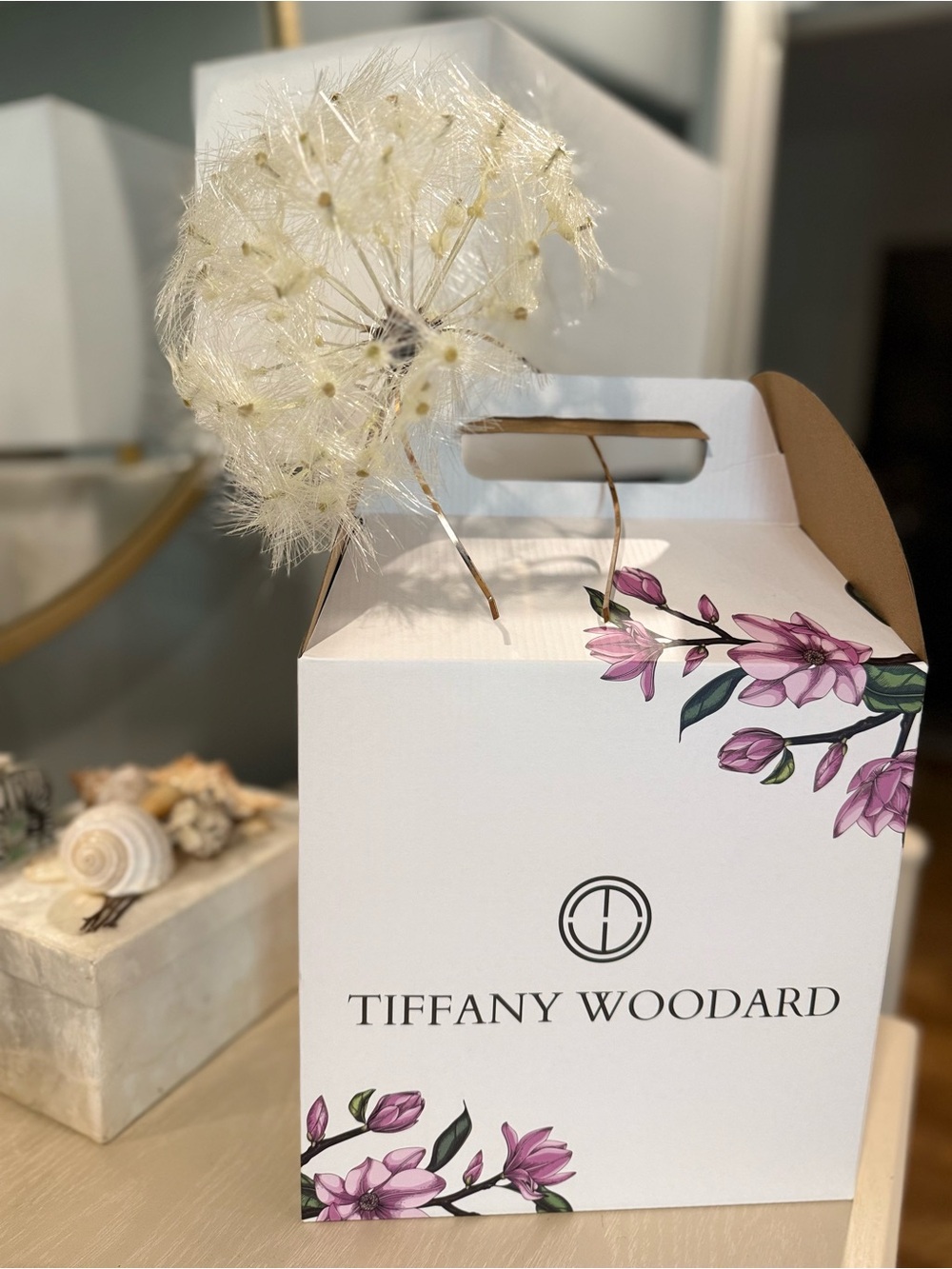 Tiffany Woodard Dandelion Fascinator